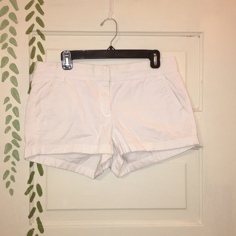 White J Crew shorts